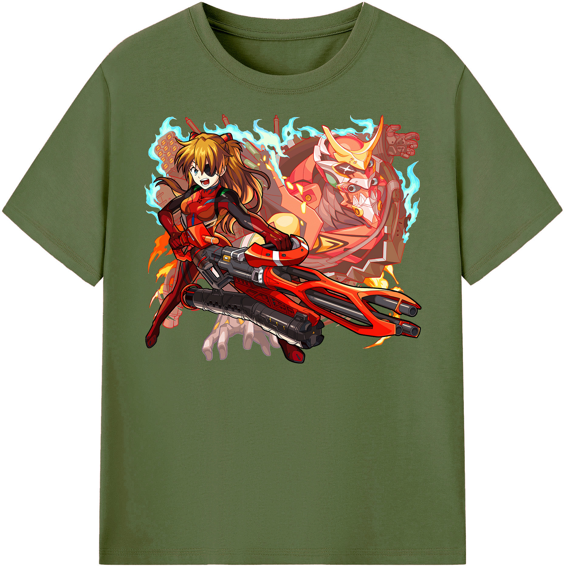 （画像用） EVA 新世紀エヴァンゲリオン 綿100％半袖Tシャツ（フロントプリント）